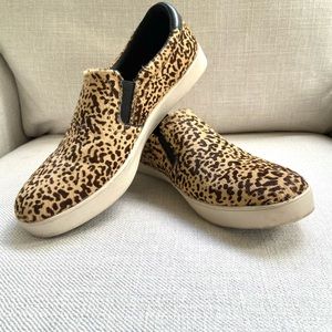 Dr Scholl's Slip on Sneaker in Animal Print Calf Hair, Size 8 medium